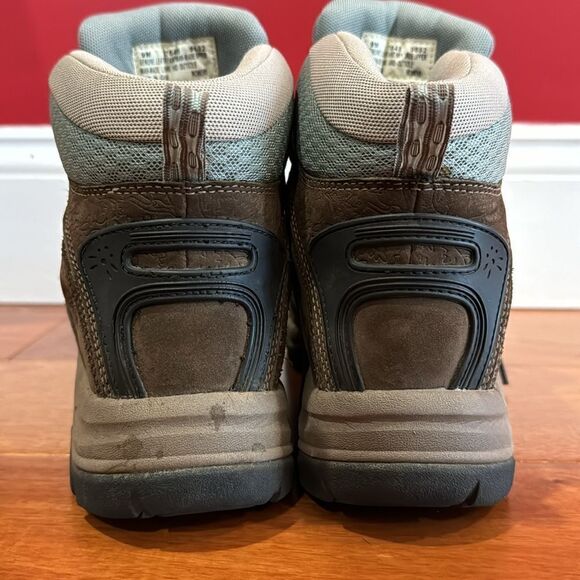 Timberland Women's Gannon mid Gore Tex Brown Leather Hiking Trail Work Boots 9 - Picture 3 of 12